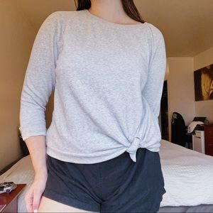Comfy Tie Sweatshirt